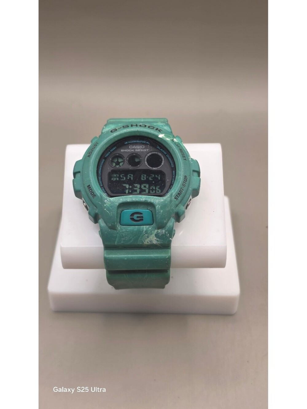 Casio G-Shock DW-6900 Digital Watch Green Resin Band